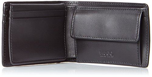 HUGO Element_6 CC Coin F 10191374 01, Billetera para Hombre, Negro (Black), 2.5x7.5x10.5 cm (W x H x D)