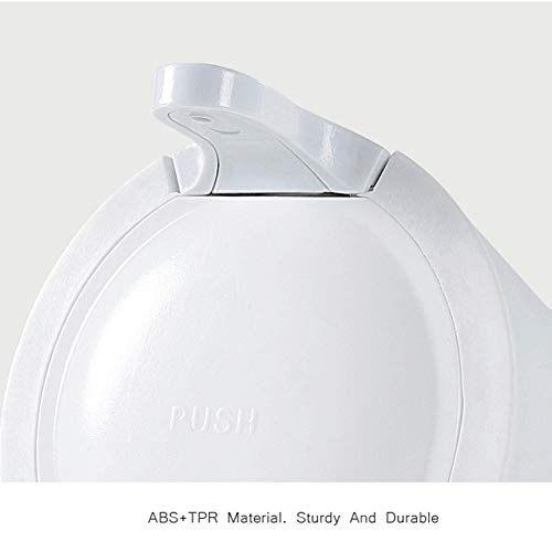 Huiteng Dispensador de jabón de pared, fácil de instalar y ahorrar espacio para inodoro, baño, hotel, cocina
