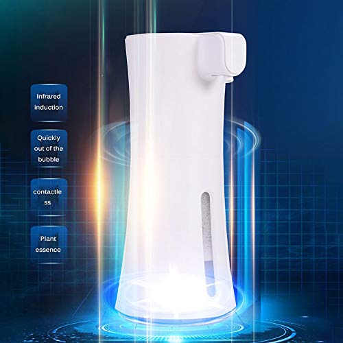 Huiteng Dispensador de jabón sin contacto, impermeable, fácil de usar, gran capacidad para cocinas, hoteles y restaurantes