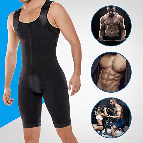 HuntDream Fajas para Hombres Abdomen Slimmer Body Tummy Control Compression Shirt