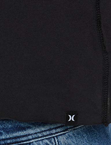 Hurley W Maritime Crop Pocket Crew Camisetas, Mujer, Black, S