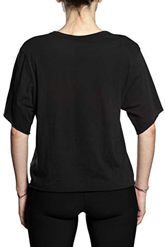Hurley W Maritime Crop Pocket Crew Camisetas, Mujer, Black, S
