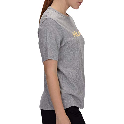 Hurley W One&Only Push Through Camisetas, Mujer, Birch htr, XS