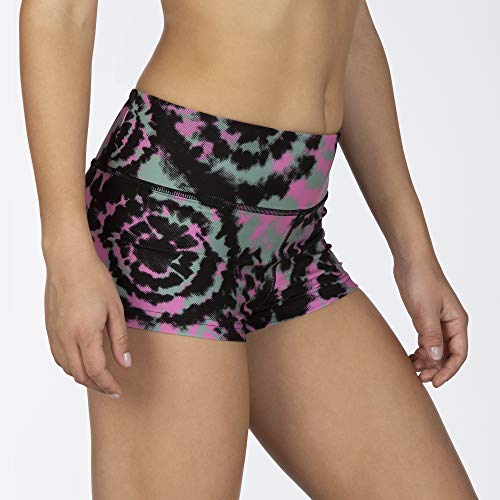 Hurley W Tie Dye Hybrid Surf Short Pantalón Corto, Mujer, Spruce Fog, M