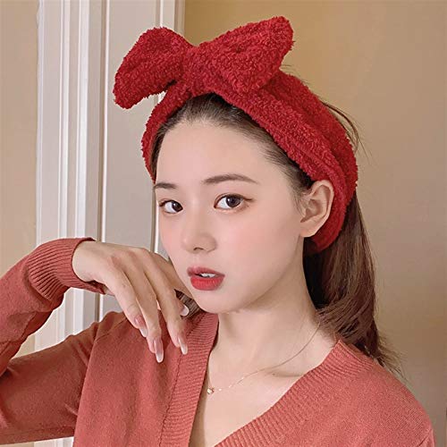 HZMM Banda para el Cabello para Lavar la Cara Cara Banda For El Cabello Lavado del Pelo Venda De Los Accesorios Mujer Hairband Especial For El Lavado De La Cara Linda Diadema (Color : Lemon Essence)