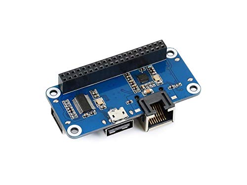 IBest waveshare Ethernet/USB HUB Hat for Raspberry Pi 3 B+/3 B/2 B/Zero/Zero W/Zero WH Expansion Board, 1x RJ45 Ethernet Port,3X USB Ports Compatible with USB2.0/1.1