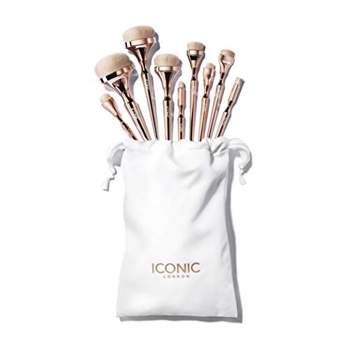 ICONIC London HD Blend Complete Set - Set de 9 Brochas de Maquillaje para Difuminar