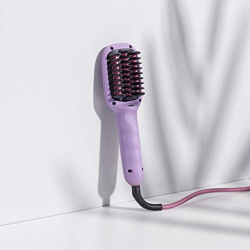 ikoo E-Styler Jet - Cepillo eléctrico de viaje alisador de pelo. Tecnología iónica y revestimiento cerámico. Compacto. Cabello sedoso y brillante. Bolsa termoresistente incluida.