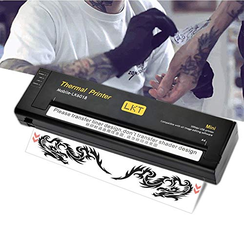 Impresora térmica profesional para tatuajes, fotocopiadoras térmicas, para tatuajes, color negro