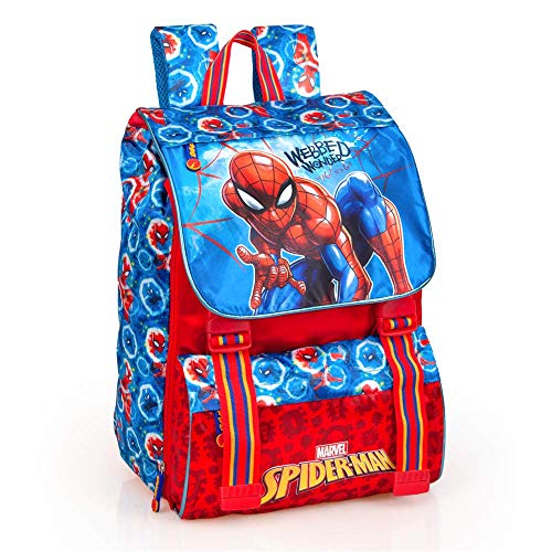 INACIO Spiderman Marvel Mochila Extensible Bolsa de Ocio Escolar CM.41x31x20-40412