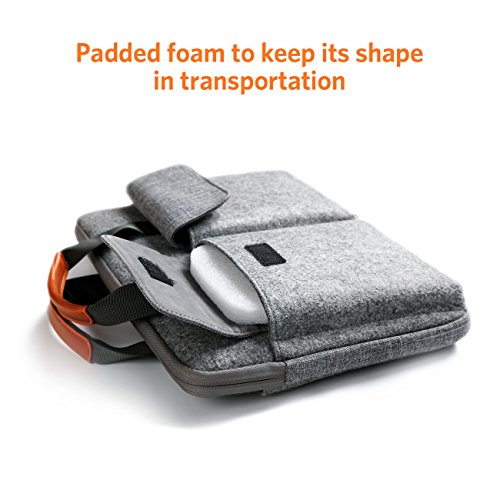 Inateck Funda en Fieltro para Portátiles para 13-13,3" MacBook Air/MacBook Pro 2012-2015, 13'' MacBook Pro 2016-2019, Nuevo MacBook Air 2018, Surface Pro 1/2/3/4/5/6/7/X, 13.5" Surface Laptop 1/2/3