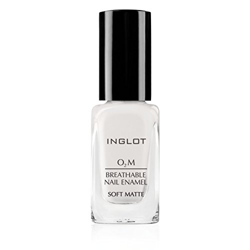 Inglot O2M - Esmalte de uñas mate transpirable, mate, opaco, acabado mate, permeable al agua, transpirable, transpirable