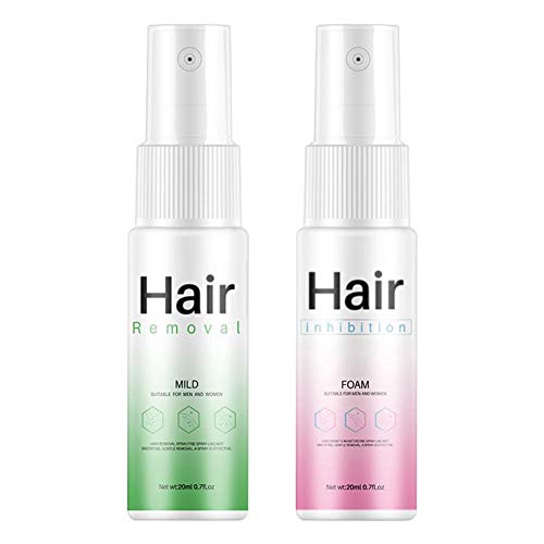 Inhibidor en espray sin dolor, depilación de cabello para mujeres y hombres, no irritante, B.