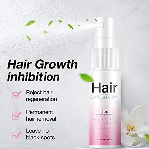 Inhibidor en espray sin dolor, depilación de cabello para mujeres y hombres, no irritante, B.