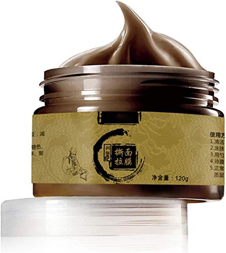 Inmindboom Mascarilla Peeling Refining Herbal, Mascarilla de Ginseng Limpieza Facial Transicional Herbal Black Head Peel Off, Blanqueamiento de la Piel Opaca Efecto Sorprendente (1 Paquete)