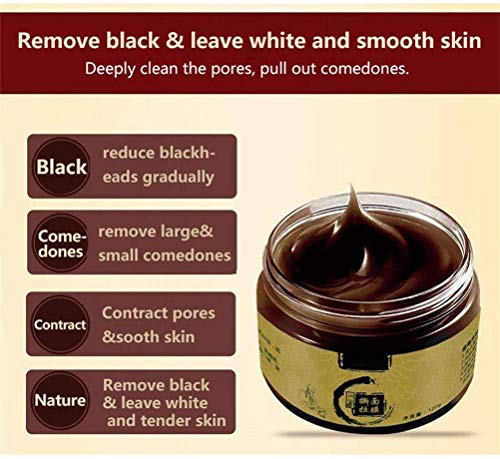 Inmindboom Mascarilla Peeling Refining Herbal, Mascarilla de Ginseng Limpieza Facial Transicional Herbal Black Head Peel Off, Blanqueamiento de la Piel Opaca Efecto Sorprendente (1 Paquete)