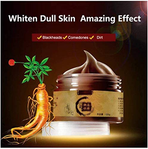 Inmindboom Mascarilla Peeling Refining Herbal, Mascarilla de Ginseng Limpieza Facial Transicional Herbal Black Head Peel Off, Blanqueamiento de la Piel Opaca Efecto Sorprendente (1 Paquete)