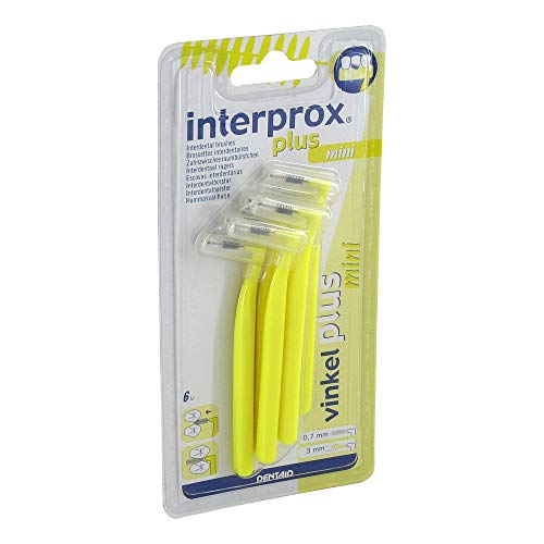 INTERPROX Plus Cepillo Mini Amarillo Cepillos Interdentales 6 unidades