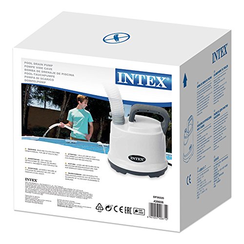 Intex 28606 - Bomba drenaje para piscina con manguera de 5 metros