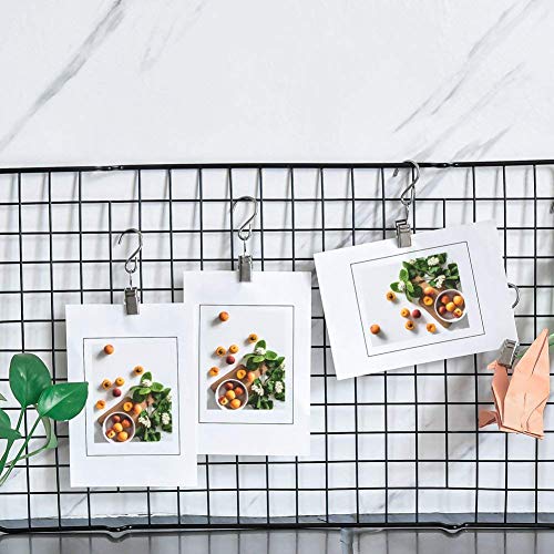 Irich 30 Piezas Clips de Cortina, Pinzas para Cortina con S Ganchos Multifuncional para Cortina de Ducha Fotos Luces de Fiesta Decoración del Hogar