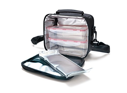 Iris Bolsa portalimentos para llevar comida con contenedores de 0,6 y 0,8L