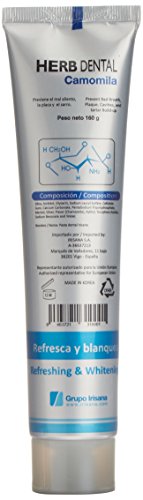 Irisana Pasta Dental, Sabor a Camomila - 160 gr