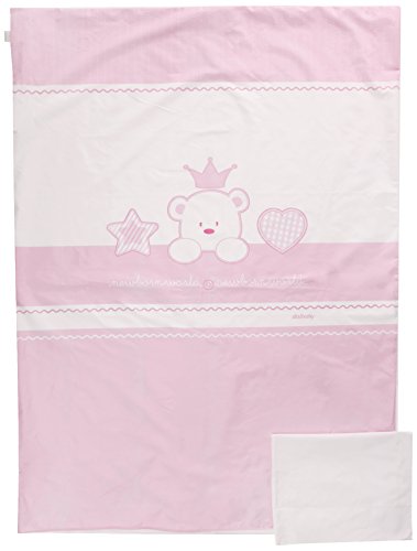 Italbaby bebé Re Maxi – Juego de cama, color rosa