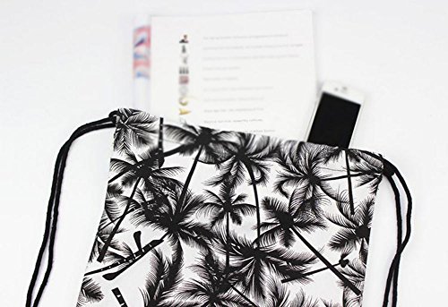 iTemer Lona viga cordón diseño Mochila Bandolera Coco patrón Bolso de la Lona señoras Mochila Bolsa Casual