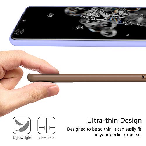 ivoler 10 x Funda para Samsung Galaxy S20 Ultra 5G, Ultra Fina Carcasa Silicona TPU Protector Flexible Funda (Negro, Blanco, Azul, Verde, Verde Oscuro, Rosa, Rojo, Amarillo, Marrón, Púrpura)