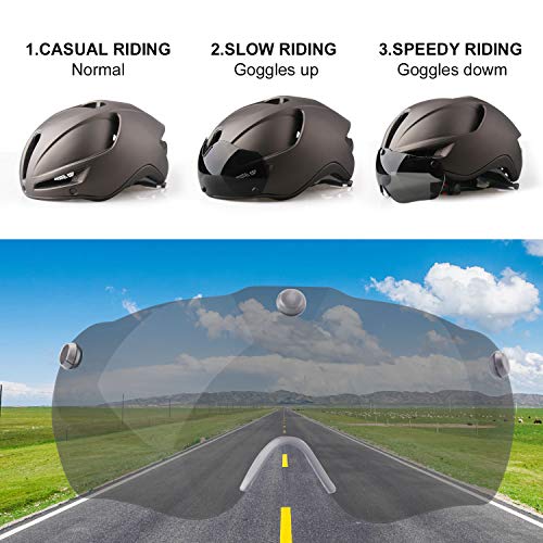 iWUNTONG Casco de Bicicleta Casco de Seguridad Ligero Casco de Bicicleta de Carretera y montaña Hombres Mujeres Casco Transpirable Ajustable con USB Casco de Ciclismo Recargable