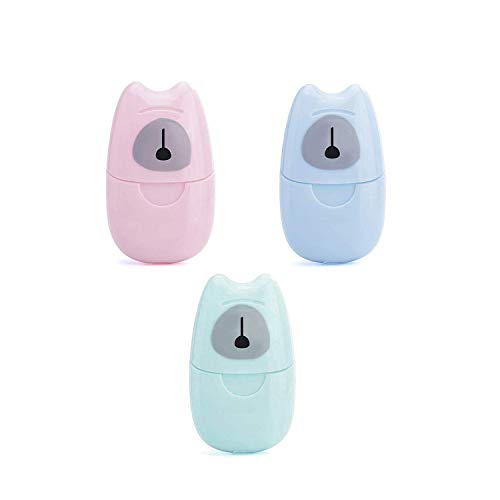 Jabones en Papel Desechables, jabón desechable, hojas de jabón, jabón papel portátil, mini Jabón, para senderismo, viajes, camping y otras actividades al aire libre ((3 cajas de 150 piezas))