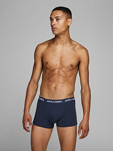 Jack & Jones JACBLACK Friday Trunks 5 Pack Online Bóxer, Negro, S para Hombre