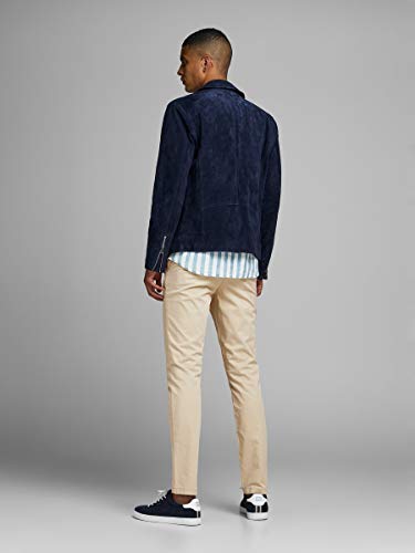 Jack & Jones JJIMARCO JJBOWIE SA White Pepper STS Pantalón, 32W x 30L para Hombre