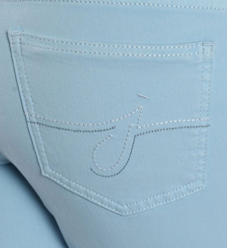 Jag Jeans de la mujer petite Echo Cropped Pant en Dolce de sarga -  Azul -