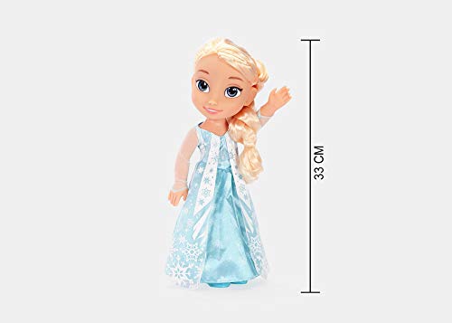 Jakks Pacific Elsa Princesa Disney Anna, Frozen Muñeca Toddler, Multicolor, 35 cm (98943-EU-2)