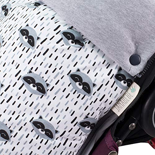JANABEBE Saco para Baby Jogger City Mini Joolz RACCOON, ALGODÓN