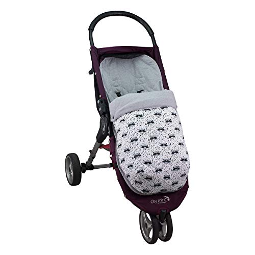 JANABEBE Saco para Baby Jogger City Mini Joolz RACCOON, ALGODÓN
