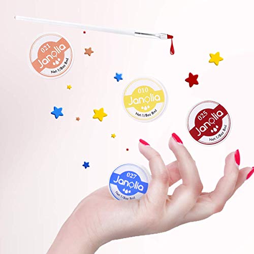 Janolia Esmaltes Semipermanente, 36 Colores Esmaltes de UV, Kit de Gel Esmaltes de Uñas, Manicura Kit para Principiantes y Profesionales, Esmalte de Fototerapia, Regalo Ideal