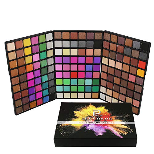 JasCherry Paleta de Sombras de Ojos 162 Colores de Maquillaje Cosmético