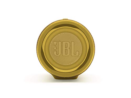 JBL Charge 4 – Altavoz inalámbrico portátil con Bluetooth, parlante resistente al agua (IPX7), JBL Connect+, hasta 20 h de reproducción con sonido de alta fidelidad, amarillo