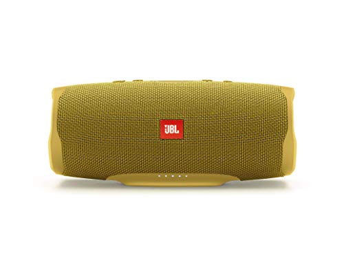 JBL Charge 4 – Altavoz inalámbrico portátil con Bluetooth, parlante resistente al agua (IPX7), JBL Connect+, hasta 20 h de reproducción con sonido de alta fidelidad, amarillo