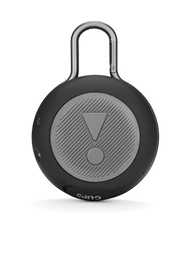 JBL Clip 3, Altavoz Inalámbrico Portátil con Bluetooth – Parlante Resistente al Agua (IPX7) – 10h de Música Continua, Inalámbrico y Alámbrico MicroUSB, Negro