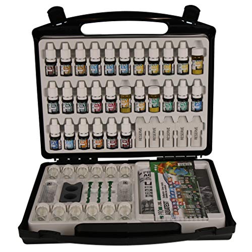 JBL Maletín de Prueba de Agua, 14 Pruebas y Accesorios, para acuarios de Agua Dulce y Agua del Grifo, ProAquaTest Lab