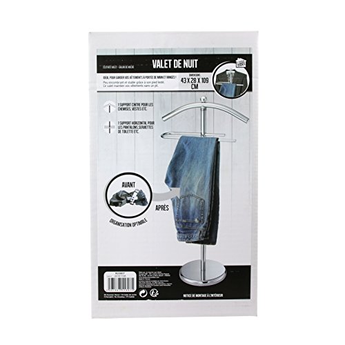 JE CHERCHE UNE IDEE CMRG5807 GALÁN DE Noche 43x28 H.109 CM, Plata, Acero