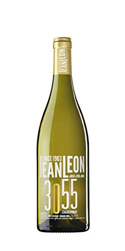 Jean Leon 3055 Chardonnay, Vino Blanco Ecológico - 3 botellas de 75 cl, Total: 2250 ml
