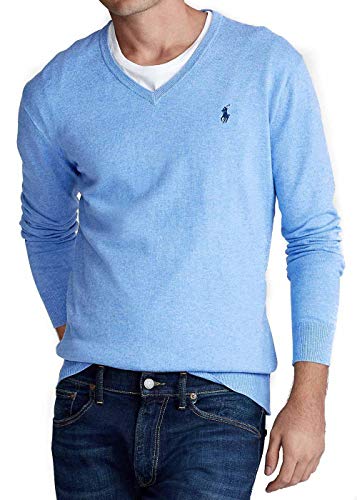 Jersey Polo Ralp Lauren Azul Hombre Medium Azul
