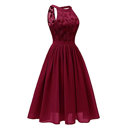 JiaMeng Vestido Largo Mujer para Noche y Fiesta Casual Algodón Ropa Top Falda Espalada Descubirta Dama de Sexy y Elegante Verano de Novia Sin Manga y Un Hombro