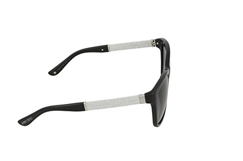 Jimmy Choo CORA/S HD FA3 56 gafas de sol, Negro (Bk Glitterbk/Grey Sf), Mujer