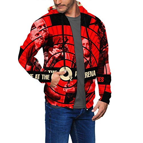 Jingliwang Alter Bridge - Chaqueta Deportiva con Capucha y Cremallera Completa para Hombre