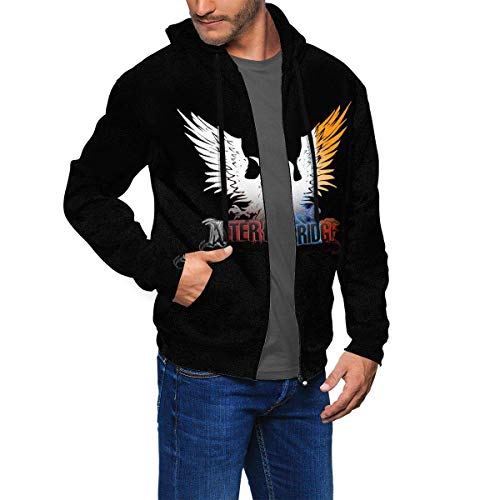 Jingliwang Alter Bridge - Chaqueta Deportiva con Capucha y Cremallera Completa para Hombre